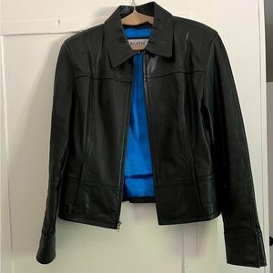 Gorgeous black leather jacket